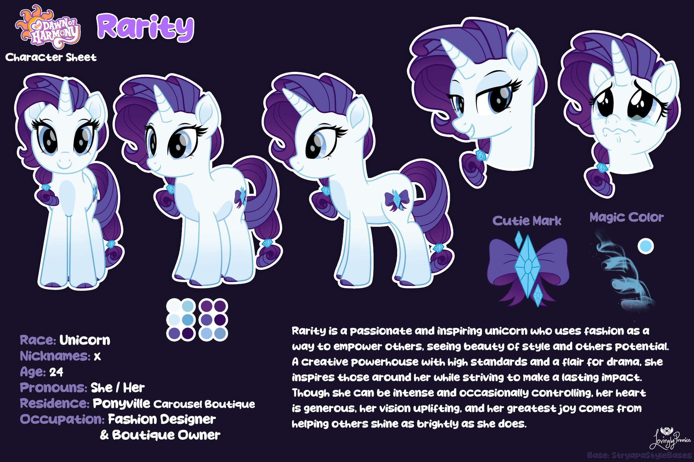 Rarity Ref Sheet