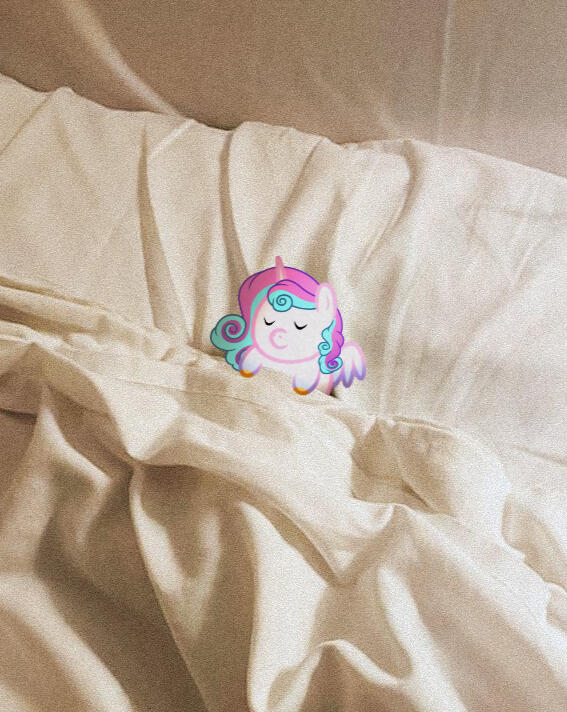 Tucked In - Tiny Pony YCH