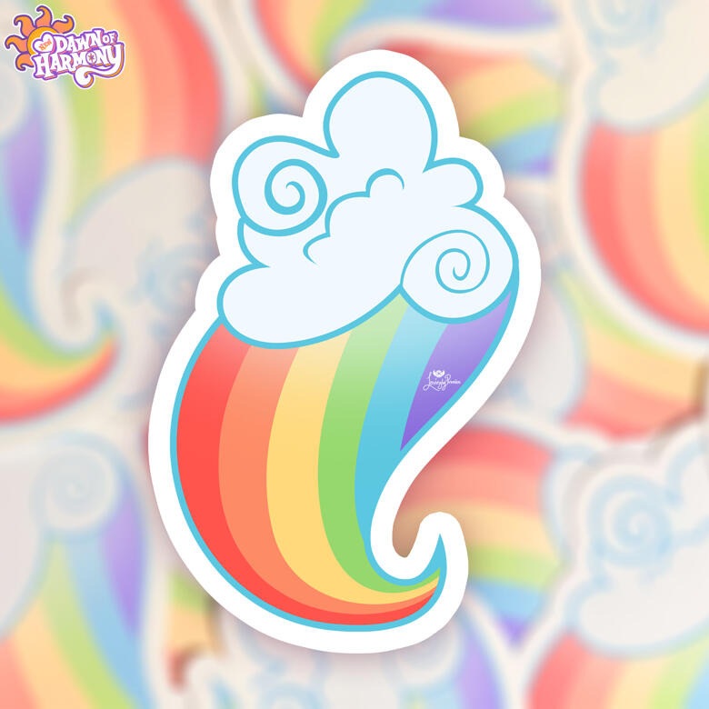 NDOH Rainbow Dash Cutie Mark Sticker
