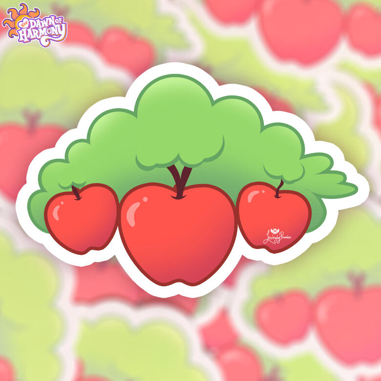 NDOH Applejack Cutie Mark Sticker