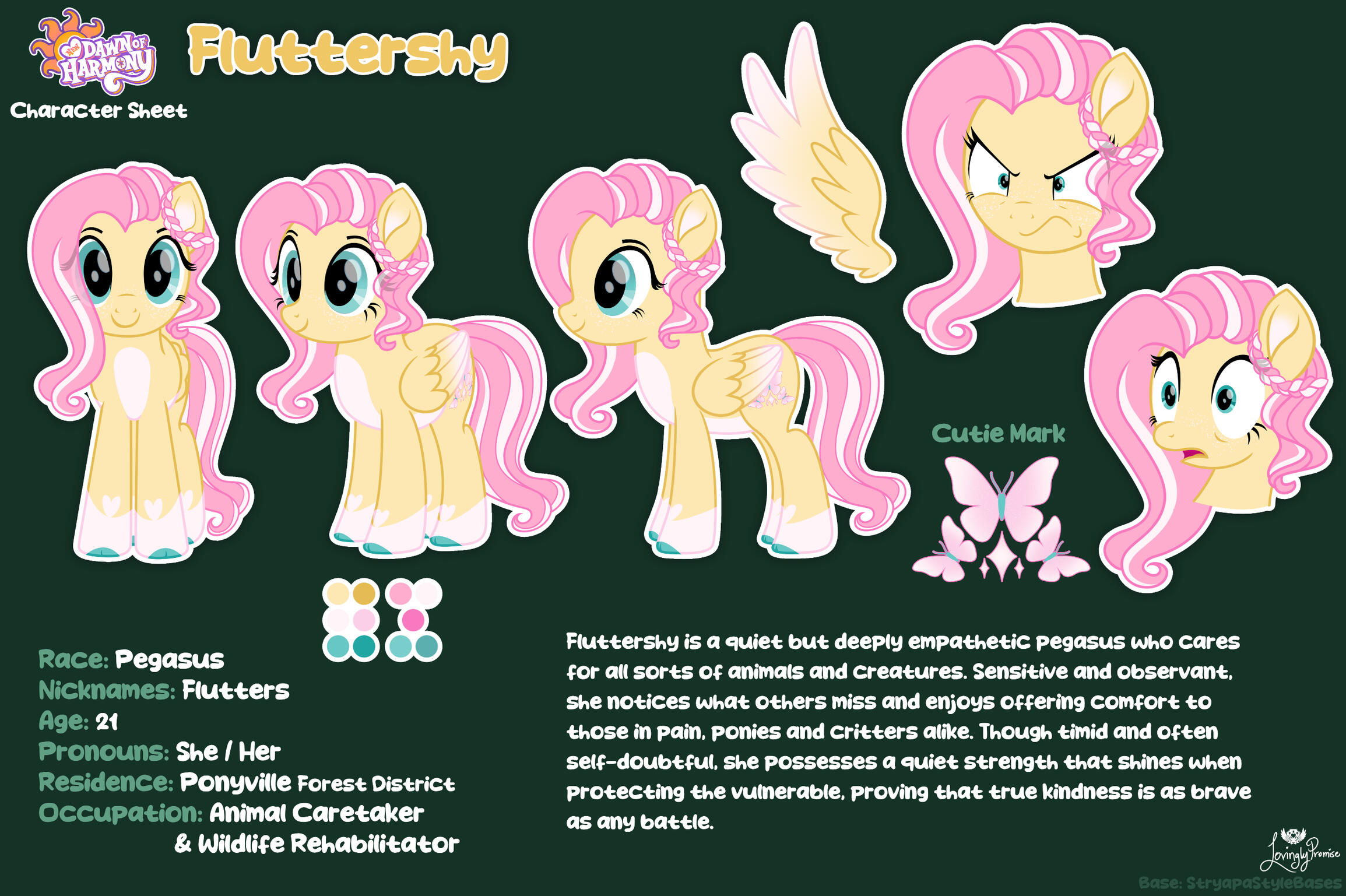 Fluttershy Ref Sheet