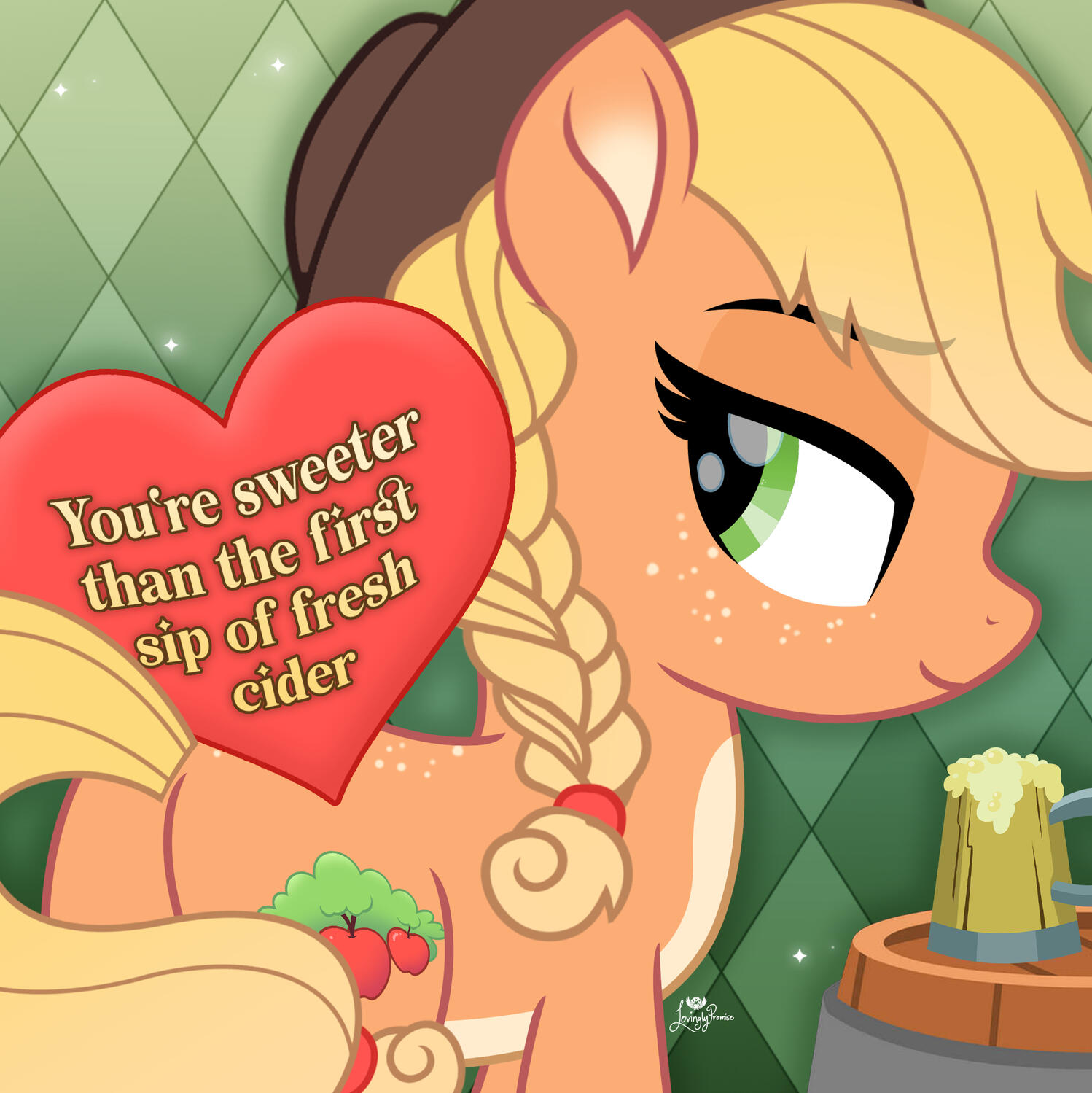 Happy Valentines Applejack
