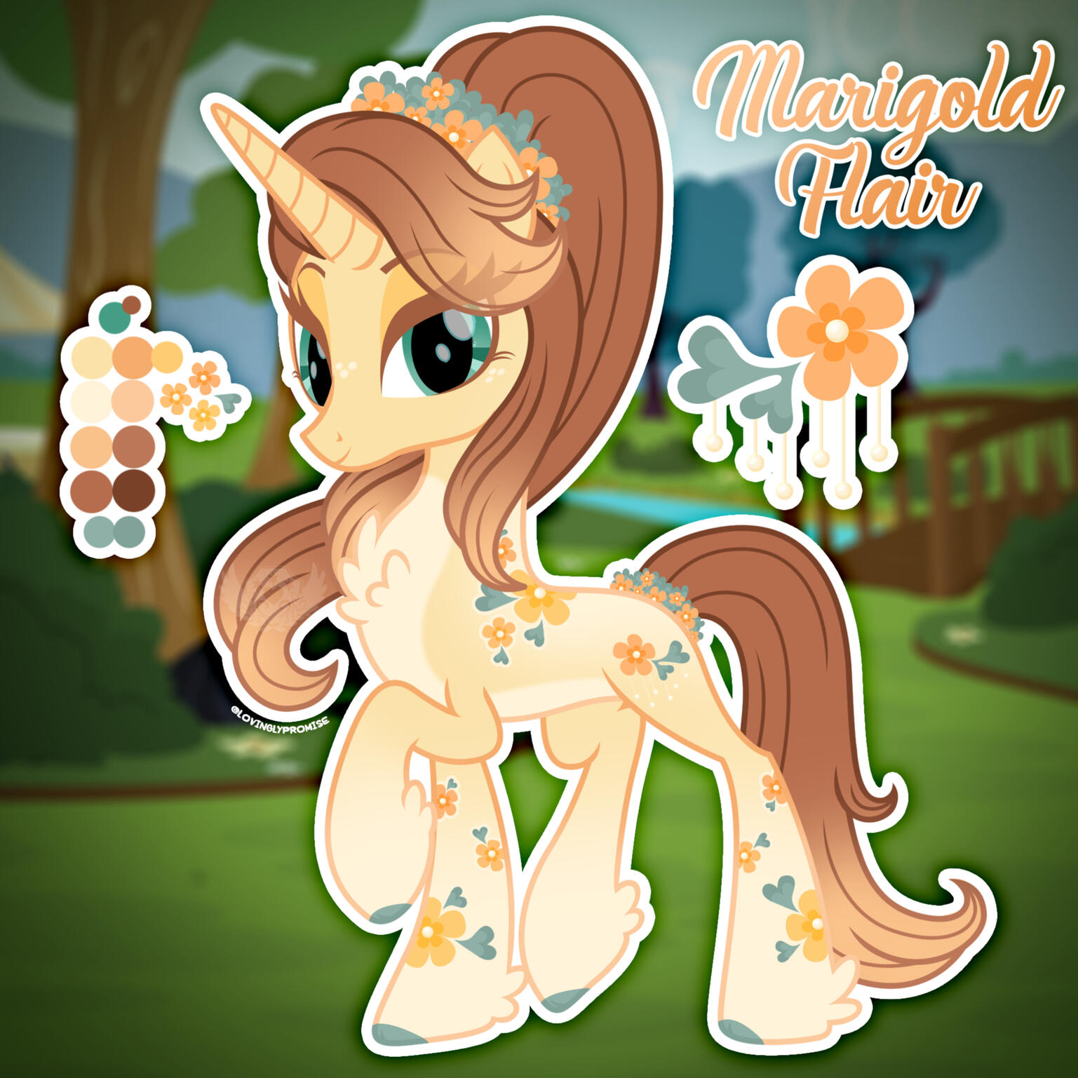 Marigold Flair Ref Sheet